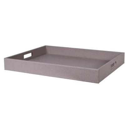 Larissa Luxury Mink Faux Ostrich Rectangular Tray