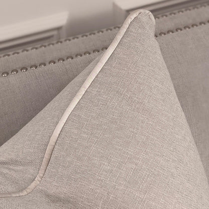 Matrix Frost Cushion with Satin Pipe - 58x58cm