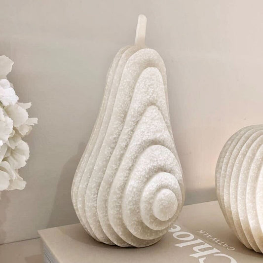 Orla White Decorative Pear Ornament