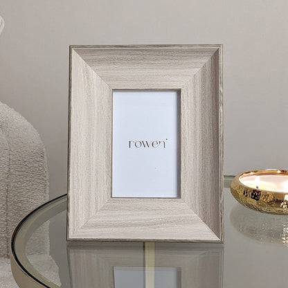 Stanton White Washed Wooden Photo Frame - 4x6"