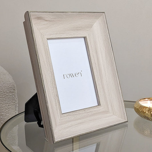 Stanton White Washed Wooden Photo Frame - 5x7"