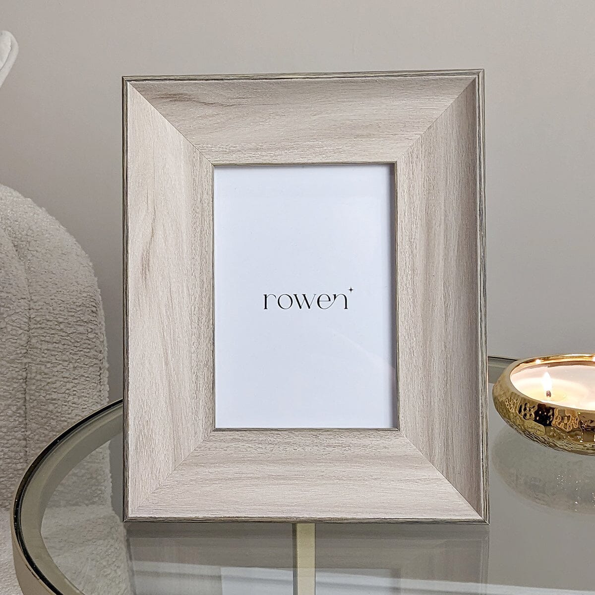Stanton White Washed Wooden Photo Frame - 5x7"