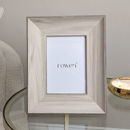 Stanton White Washed Wooden Photo Frame - 5x7"