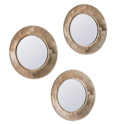 Vienna Gold Wall Mirrors - Set of 3